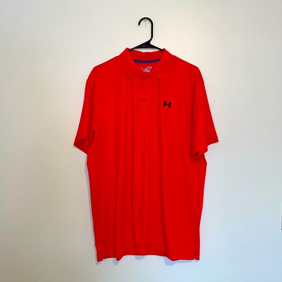 Under Armour Other - Under Armour | Red Short Sleeve Collared Shirt